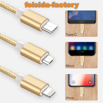 Nylon Braided Charging Usb Cable