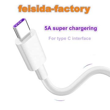 Factory Hot Sales 5A type C Fast Lightning charging cable