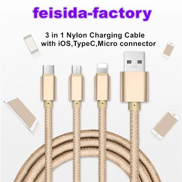 Nylon Braided Charging Usb Cable