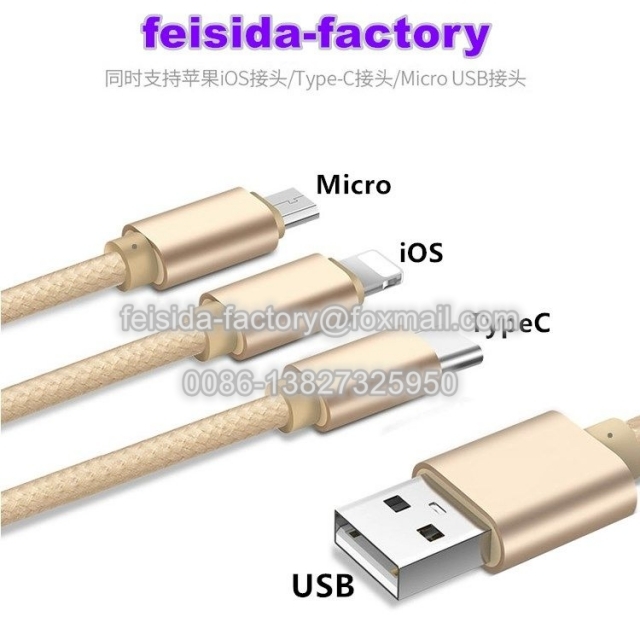 Nylon Braided Charging Usb Cable